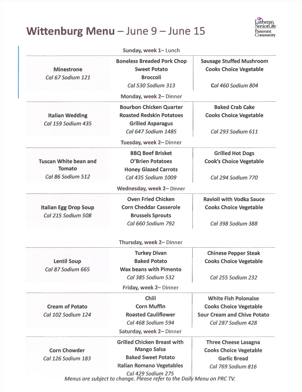Passavant Community Senior Living Community Assisted Living, Nursing